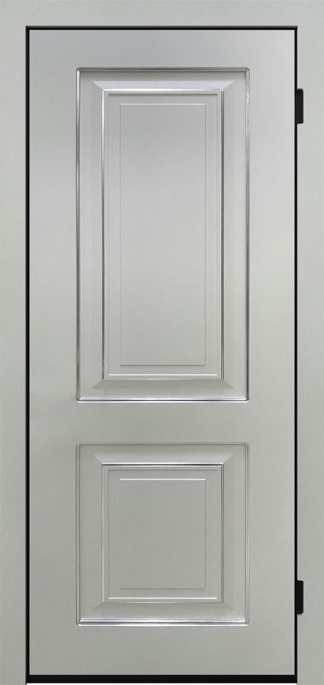 Эмаль с фрезеровкой с серебрением Ral 9003 Toulon PF 2