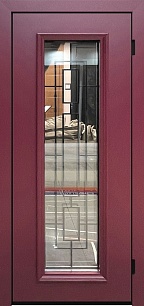 Металлическая дверь Next 234528 в загородный дом (бежевая) МДФ в Мытищах