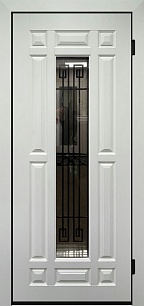 Стальная дверь Trend 199312 в загородный дом из наборных панелей крашенные по Ral в Мытищах