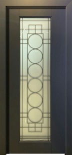 Одностворчатая взломостойкие железная дверь Termo 231088 со стеклопакетом в Мытищах