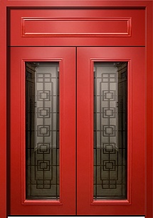 Недорогая металлическая дверь Termo 205977 в коттедж  МДФ в Мытищах