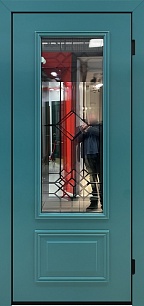 Морозостойкая входная дверь Termo 237047 МДФ крашенные по Ral в Мытищах